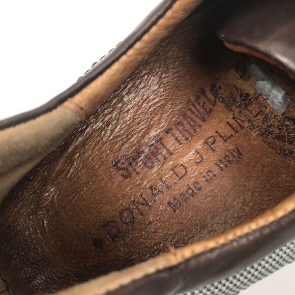 Donald J Pliner Made in Italy Leather Mesh Slip on - Picture 10 of 10